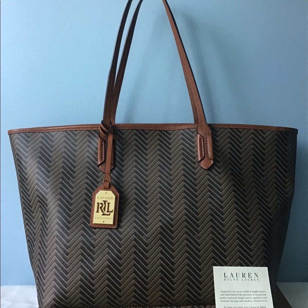 Lauren Ralph Lauren Collection Large Tote